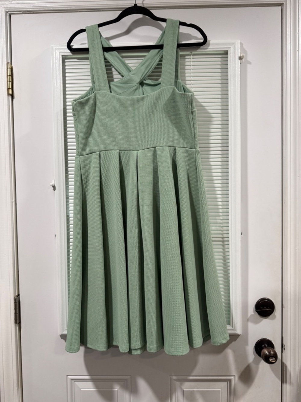 Womens Torrid size 0 knee length dress Sage Green - Picture 6 of 6